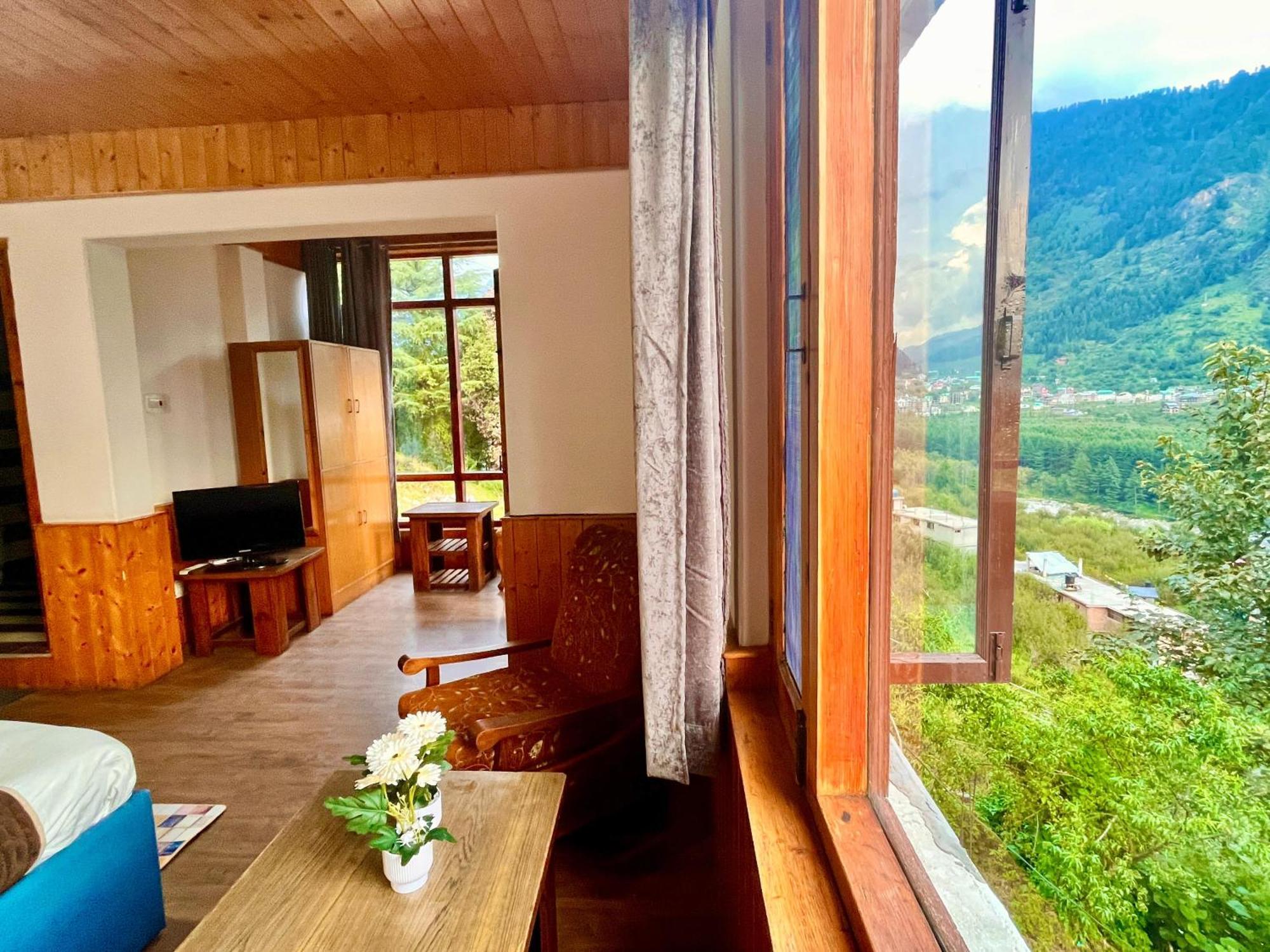 Himalayan River Mountain View 2 Bedrooms Cottage, Manali Exterior foto